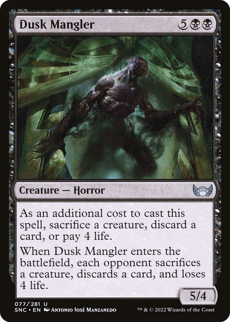 Dusk Mangler (77) [Streets of New Capenna] foil - Deck Out Gaming