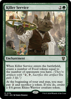 Killer Service (174) [Murders at Karlov Manor Commander] - Deck Out Gaming