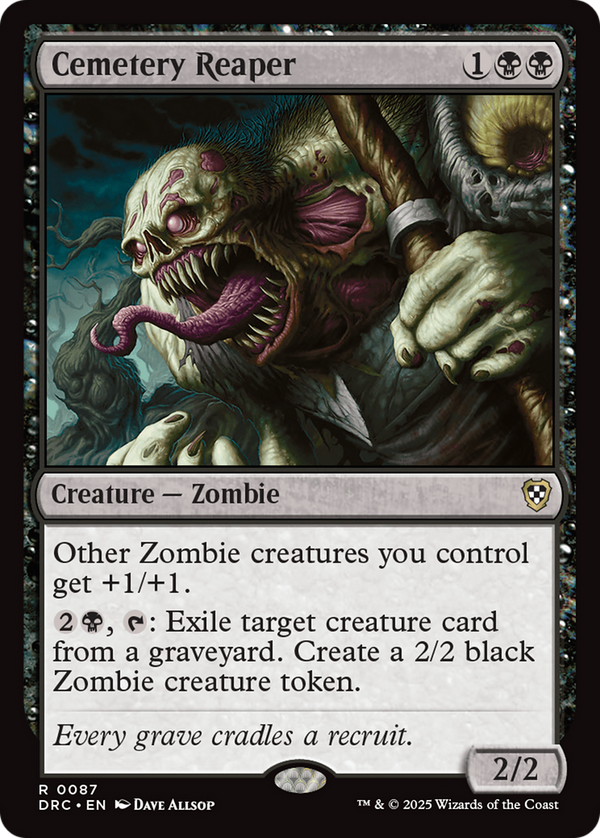 Cemetery Reaper (87) [Commander: Aetherdrift] - Deck Out Gaming
