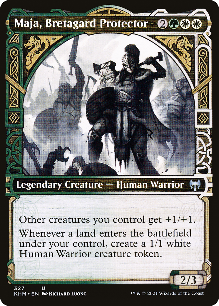 Maja, Bretagard Protector (Showcase) (327) [Kaldheim] - Deck Out Gaming