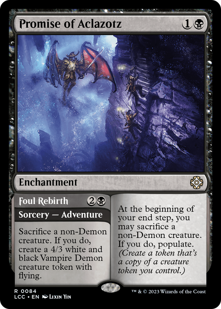 Promise of Aclazotz (84) [The Lost Caverns of Ixalan Commander] - Deck Out Gaming