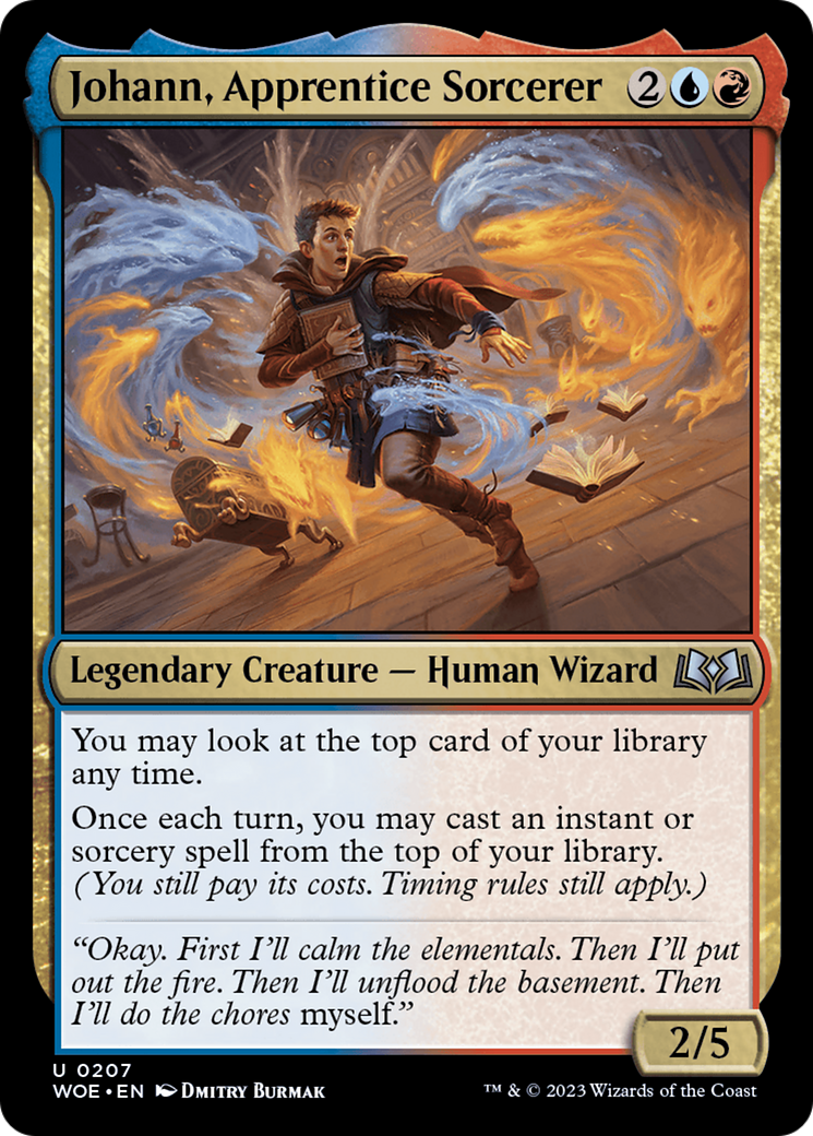 Johann, Apprentice Sorcerer (207) [Wilds of Eldraine] foil - Deck Out Gaming