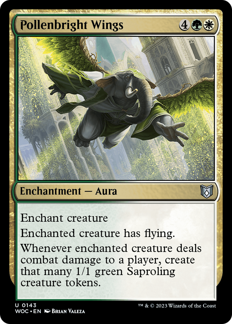 Pollenbright Wings (143) [Wilds of Eldraine Commander] - Deck Out Gaming