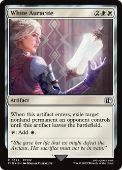 White Auracite (579) [FINAL FANTASY] foil - Deck Out Gaming