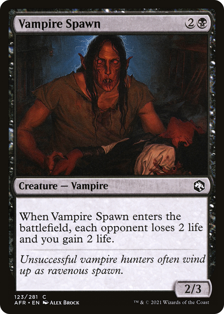 Vampire Spawn (123) [Adventures in the Forgotten Realms] foil - Deck Out Gaming