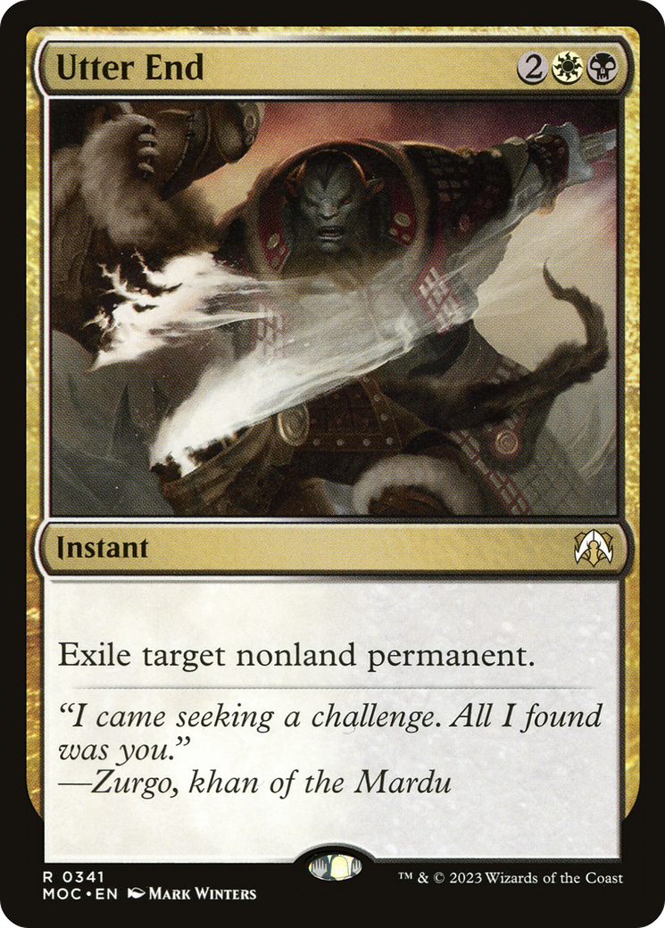 Utter End (341) [March of the Machine Commander] - Deck Out Gaming