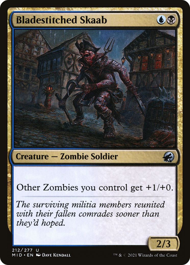 Bladestitched Skaab (212) [Innistrad: Midnight Hunt] - Deck Out Gaming