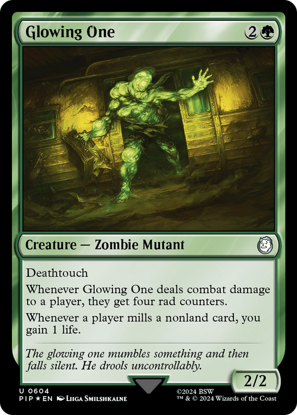 Glowing One (Surge Foil) (604) [Fallout] foil - Deck Out Gaming