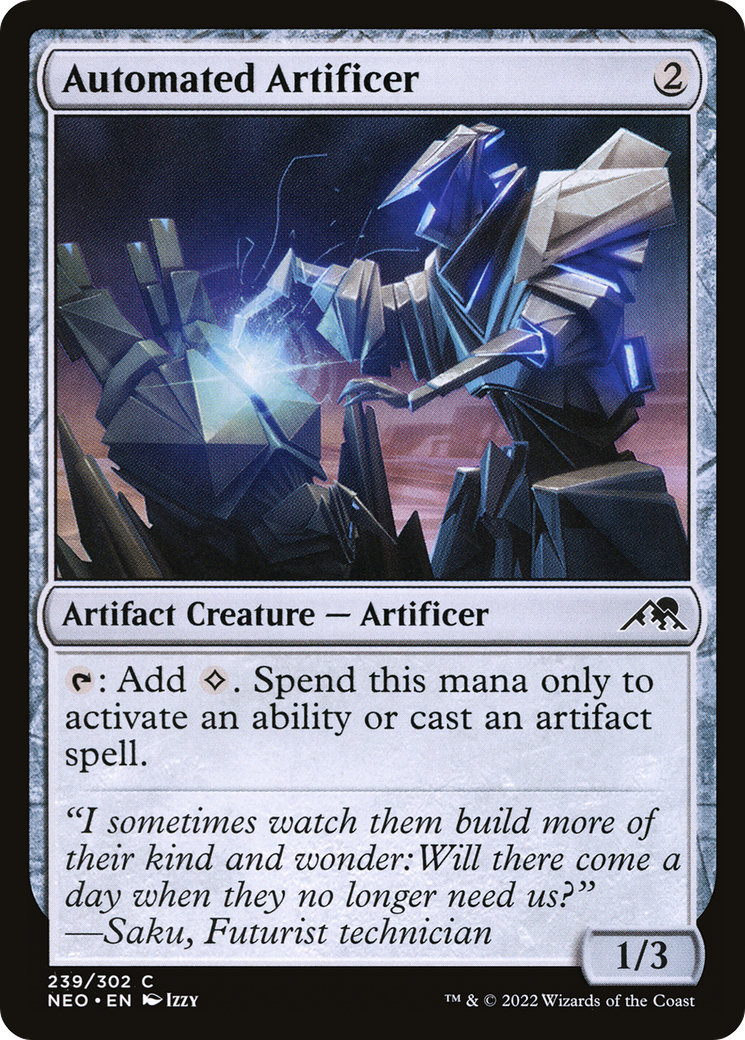 Automated Artificer (239) [Kamigawa: Neon Dynasty] - Deck Out Gaming