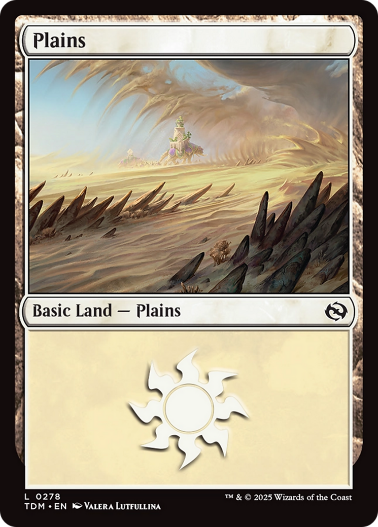 Plains (0278) (278) [Tarkir: Dragonstorm] - Deck Out Gaming