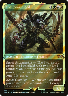 The Swarmlord (Display Commander) (Surge Foil) - Thick Stock (180) [Warhammer 40,000 Commander] foil - Deck Out Gaming