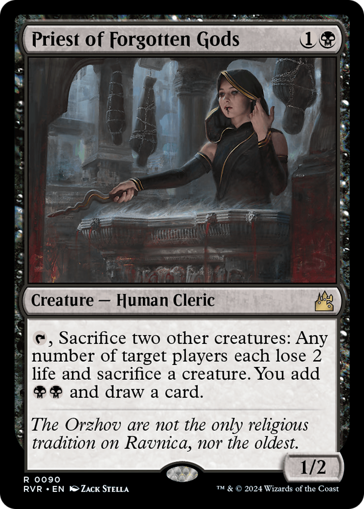 Priest of Forgotten Gods (90) [Ravnica Remastered] foil - Deck Out Gaming