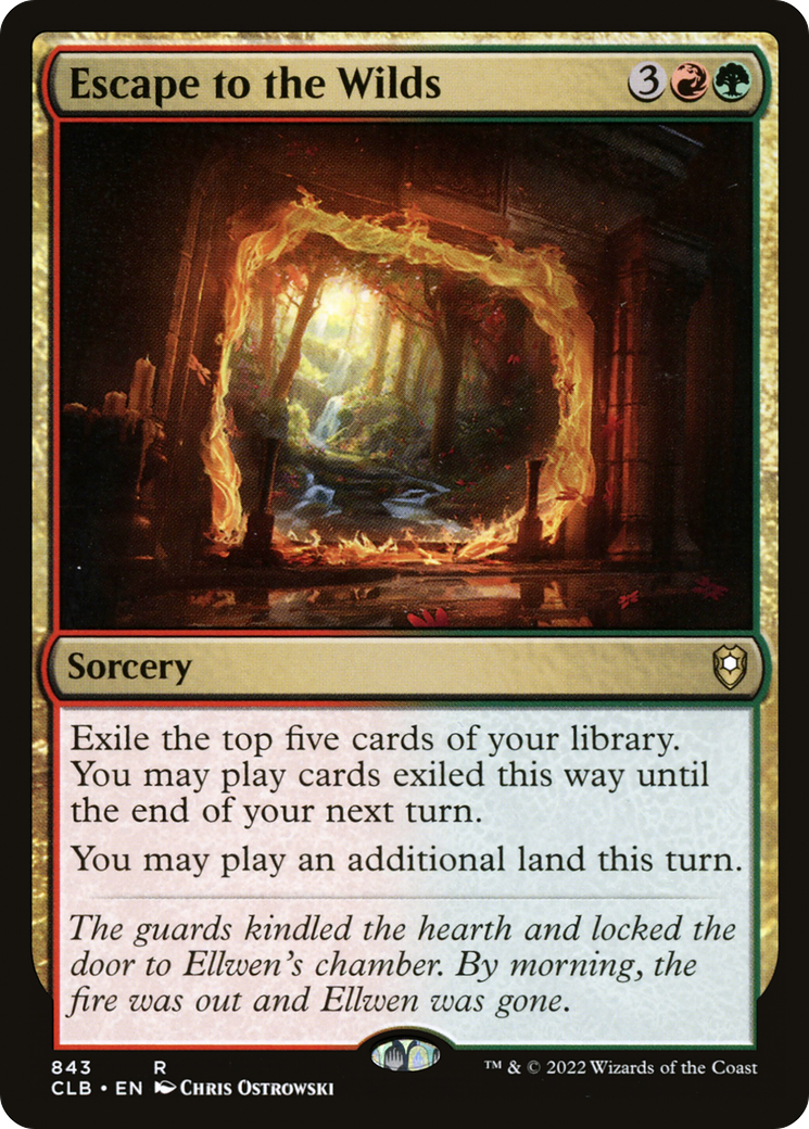Escape to the Wilds (843) [Commander Legends: Battle for Baldur's Gate] - Deck Out Gaming