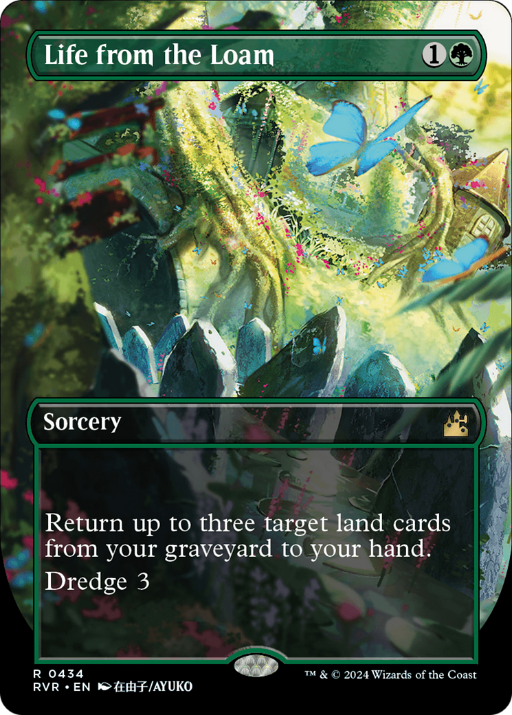 Life from the Loam (Anime Borderless) (434) [Ravnica Remastered] - Deck Out Gaming