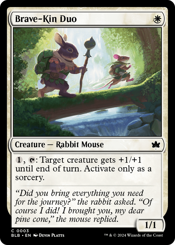 Brave-Kin Duo (3) [Bloomburrow] - Deck Out Gaming