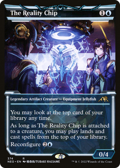 The Reality Chip (Showcase) (374) [Kamigawa: Neon Dynasty] foil - Deck Out Gaming