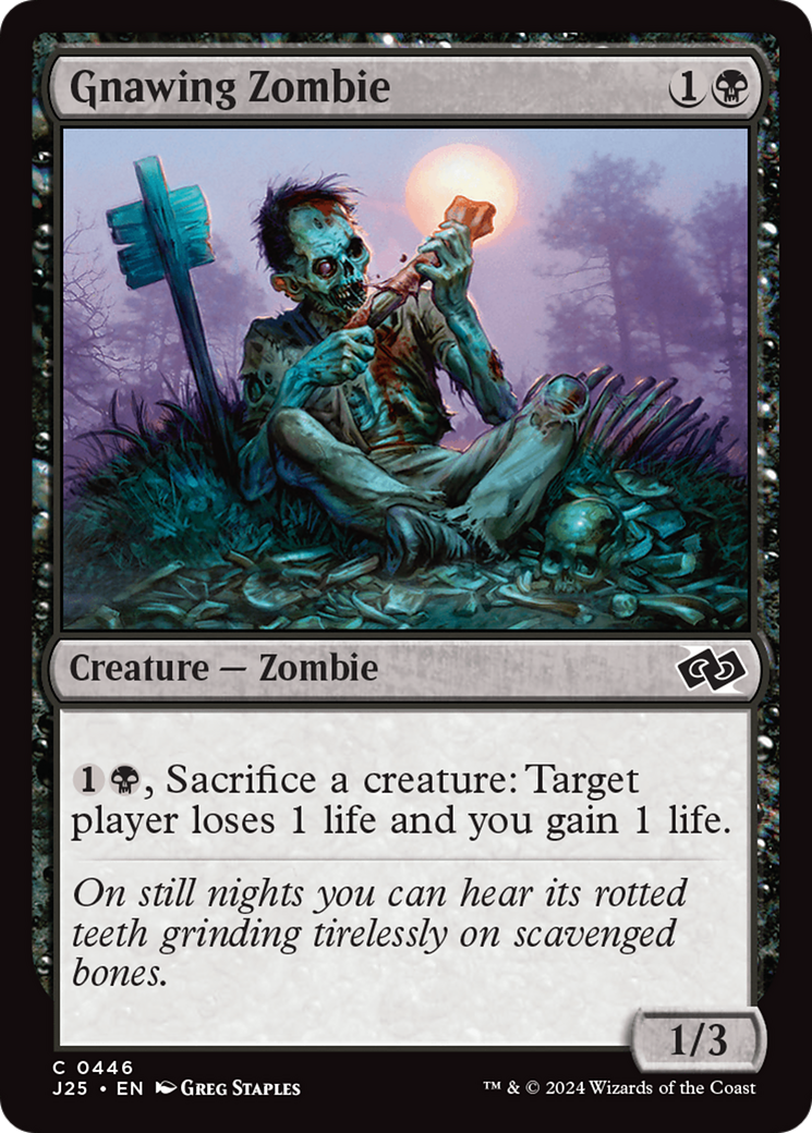 Gnawing Zombie (446) [Foundations Jumpstart] - Deck Out Gaming