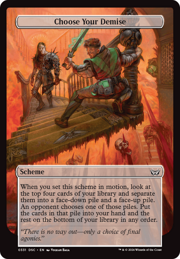 Choose Your Demise (Full Art) (331) [Duskmourn: House of Horror Commander] - Deck Out Gaming