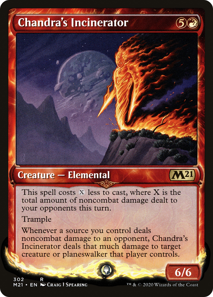 Chandra's Incinerator (Showcase) (302) [Core Set 2021] foil - Deck Out Gaming