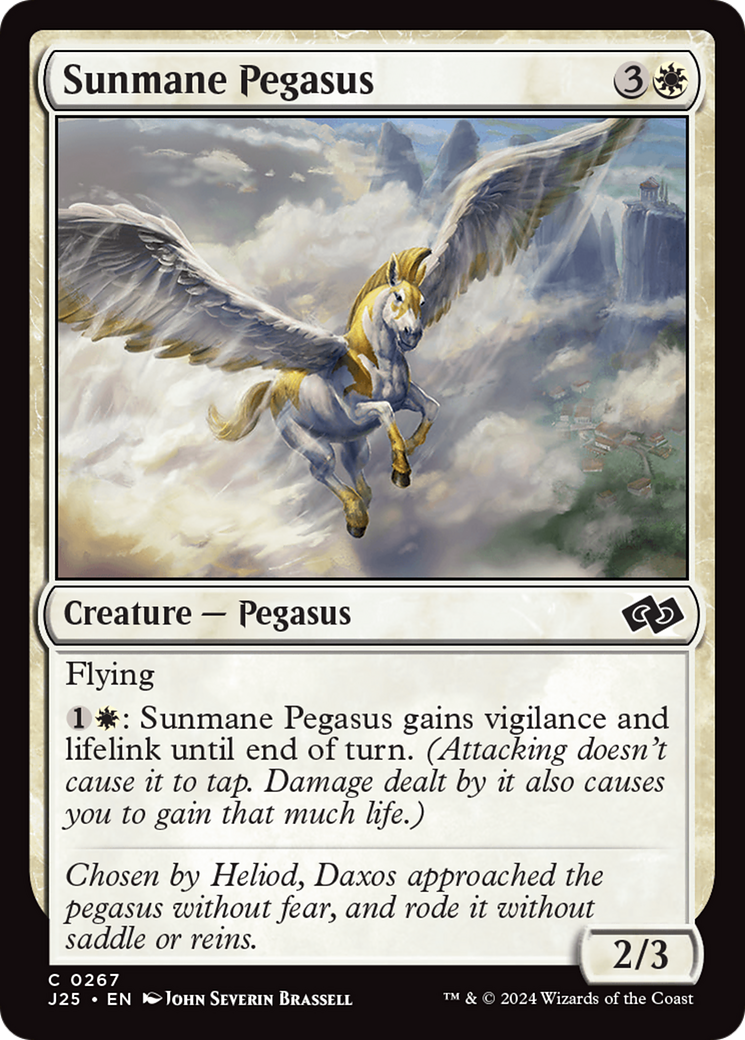 Sunmane Pegasus (267) [Foundations Jumpstart] - Deck Out Gaming