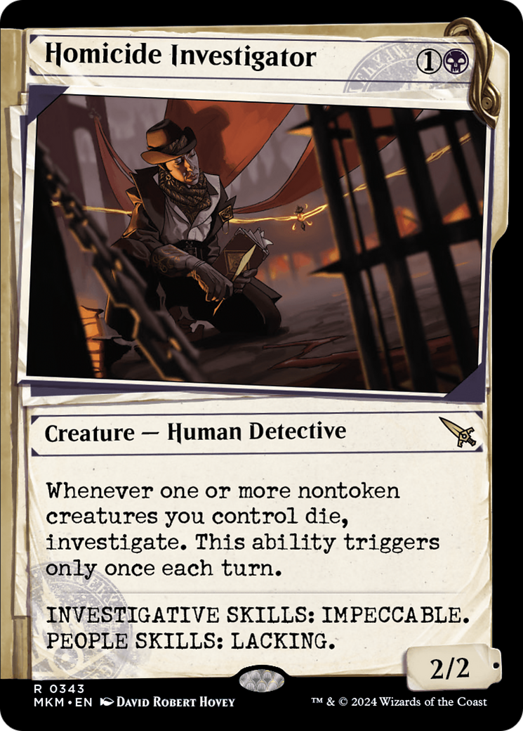 Homicide Investigator (Showcase) (343) [Murders at Karlov Manor] - Deck Out Gaming