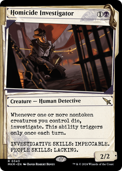 Homicide Investigator (Showcase) (343) [Murders at Karlov Manor] foil - Deck Out Gaming