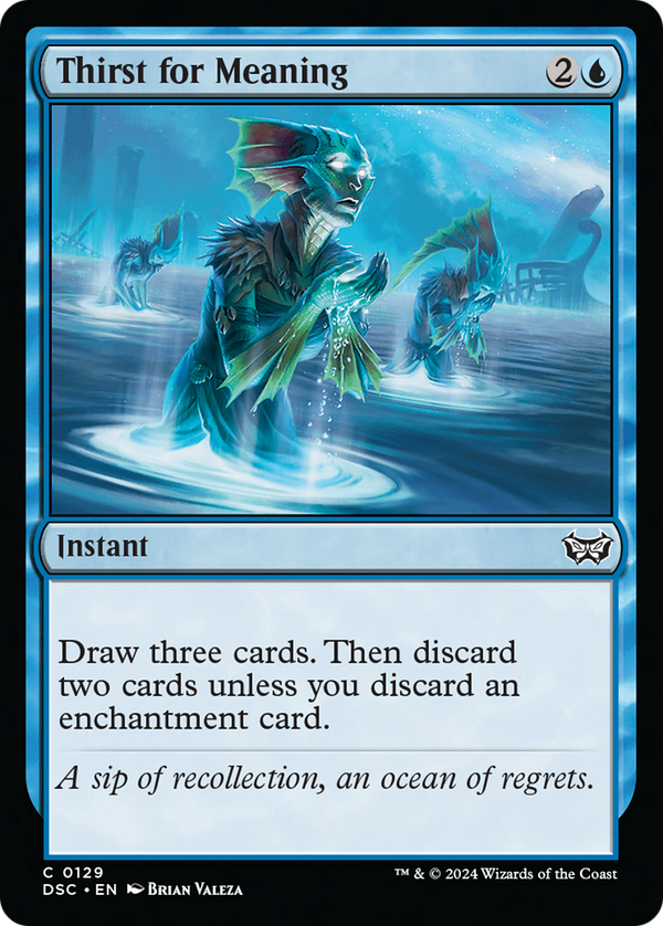 Thirst for Meaning (129) [Duskmourn: House of Horror Commander] - Deck Out Gaming