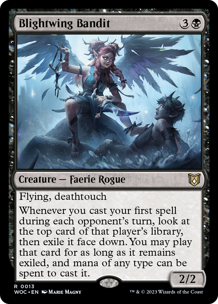 Blightwing Bandit (13) [Wilds of Eldraine Commander] - Deck Out Gaming