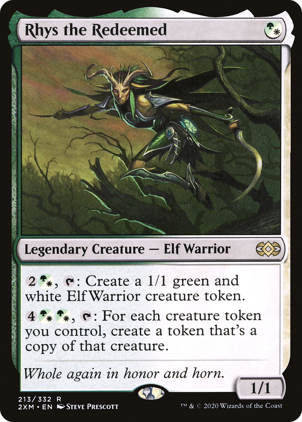 Rhys the Redeemed (213) [Double Masters] foil - Deck Out Gaming