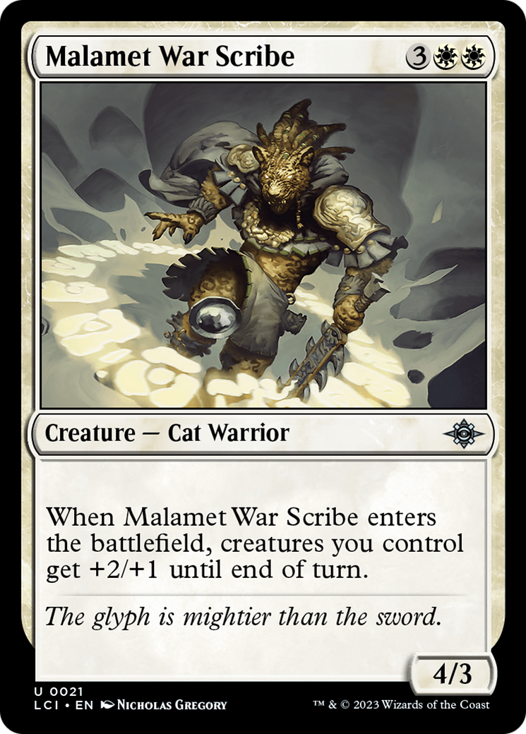 Malamet War Scribe (21) [The Lost Caverns of Ixalan] - Deck Out Gaming