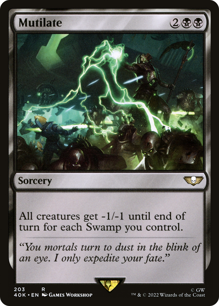 Mutilate (203) [Universes Beyond: Warhammer 40,000] - Deck Out Gaming