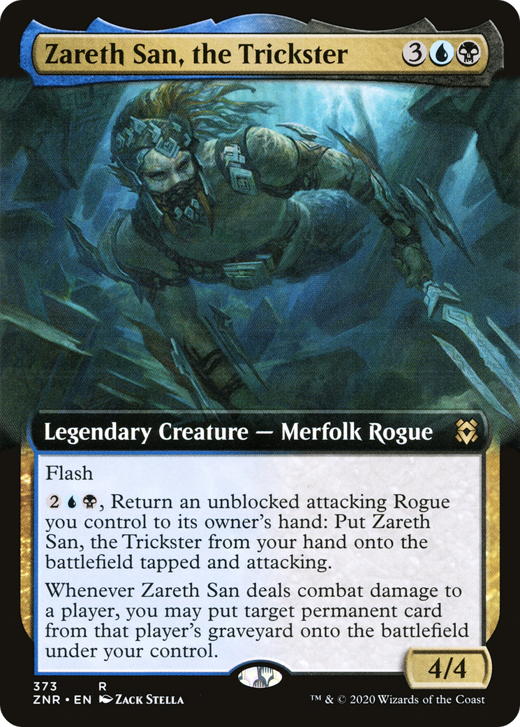 Zareth San, the Trickster (Extended Art) (373) [Zendikar Rising] - Deck Out Gaming