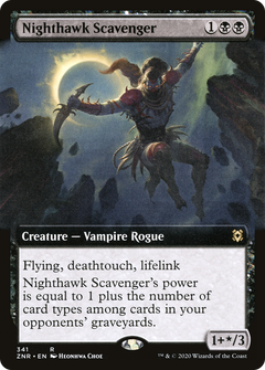 Nighthawk Scavenger (Extended Art) (341) [Zendikar Rising] foil - Deck Out Gaming