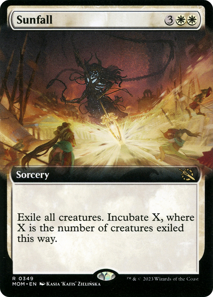 Sunfall (Extended Art) (349) [March of the Machine] foil - Deck Out Gaming