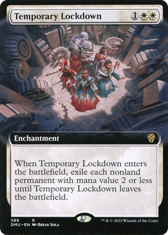 Temporary Lockdown (Extended Art) (389) [Dominaria United] foil - Deck Out Gaming