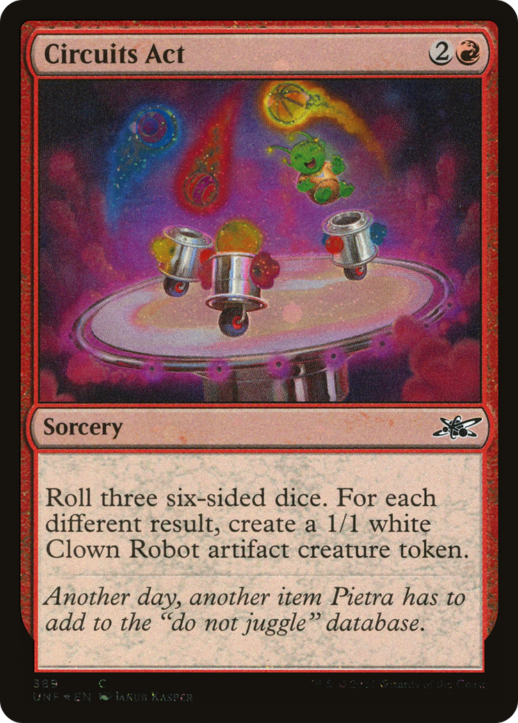 Circuits Act (Galaxy Foil) (389) [Unfinity] foil - Deck Out Gaming