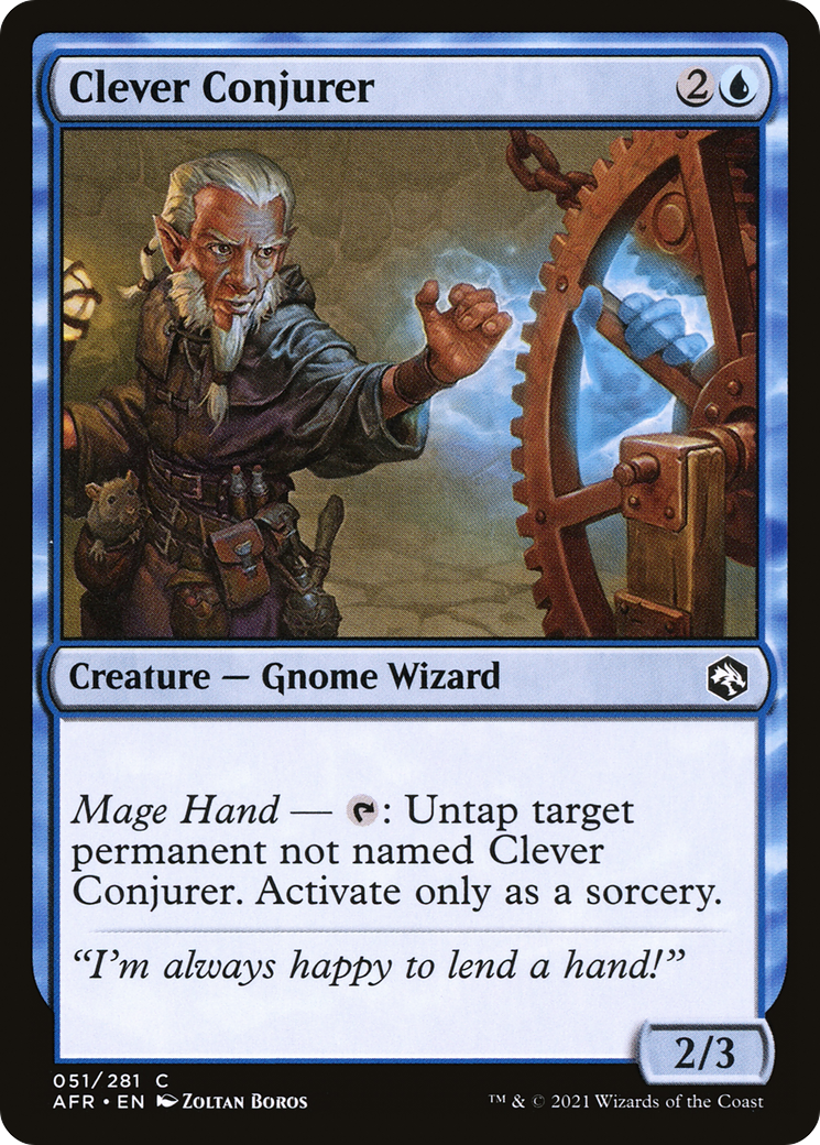 Clever Conjurer (51) [Adventures in the Forgotten Realms] foil - Deck Out Gaming