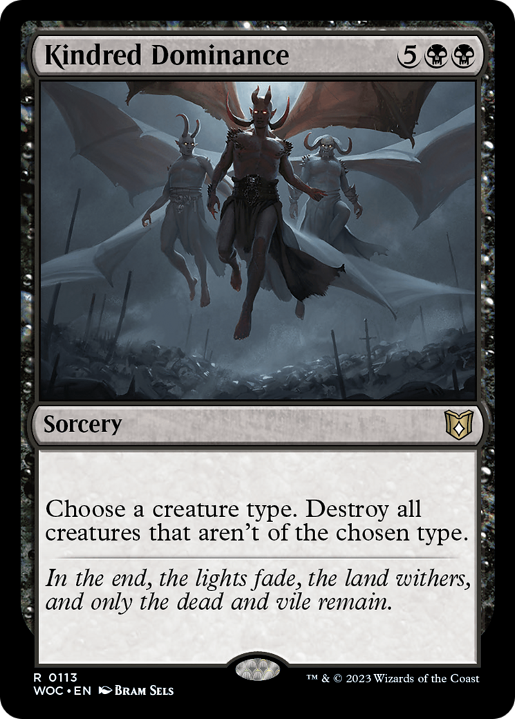 Kindred Dominance (113) [Wilds of Eldraine Commander] - Deck Out Gaming