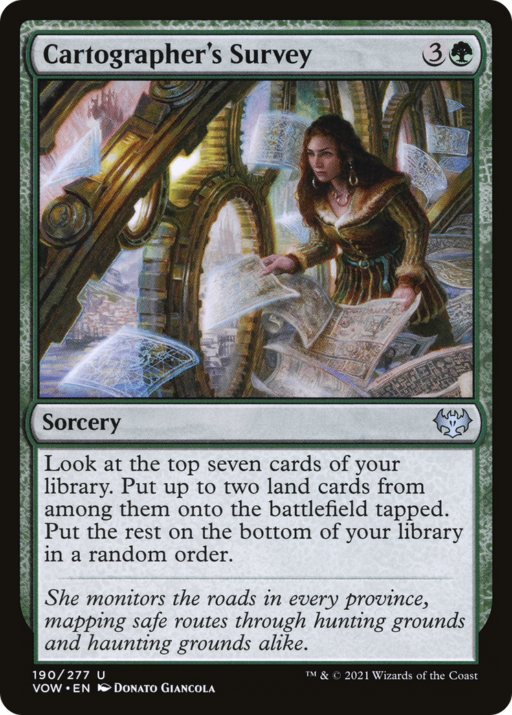 Cartographer's Survey (190) [Innistrad: Crimson Vow] foil - Deck Out Gaming