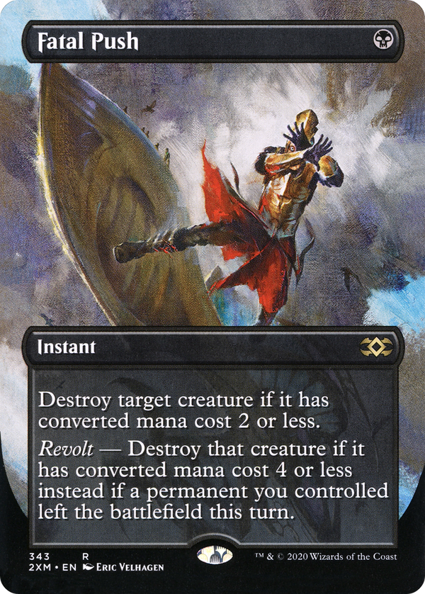 Fatal Push (Borderless) (343) [Double Masters] - Deck Out Gaming