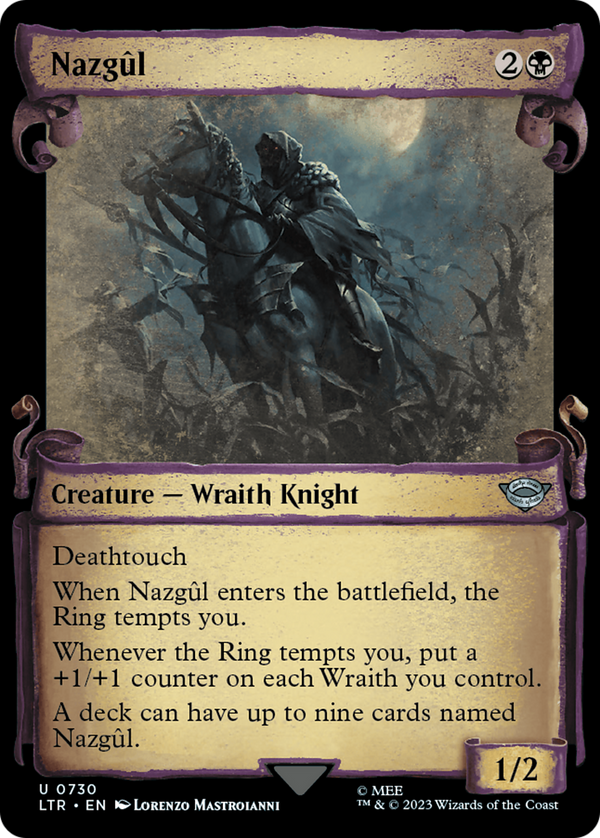 Nazgul (0730) (Showcase Scrolls) (730) [The Lord of the Rings: Tales of Middle-earth] - Deck Out Gaming