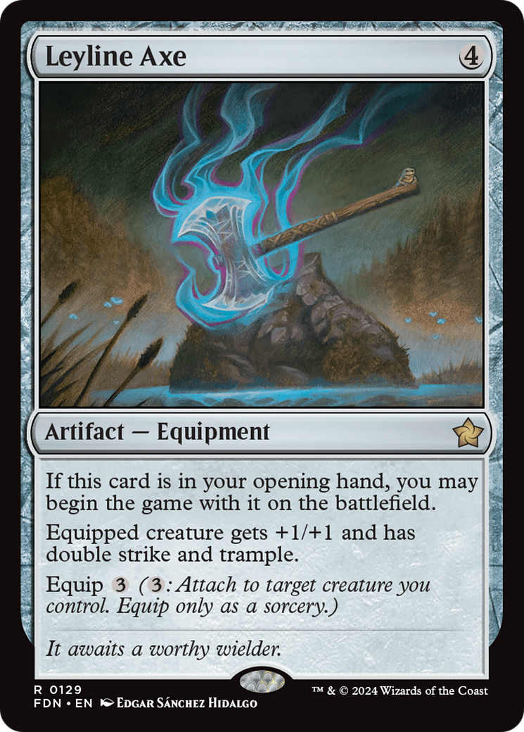 Leyline Axe (129) [Foundations] - Deck Out Gaming