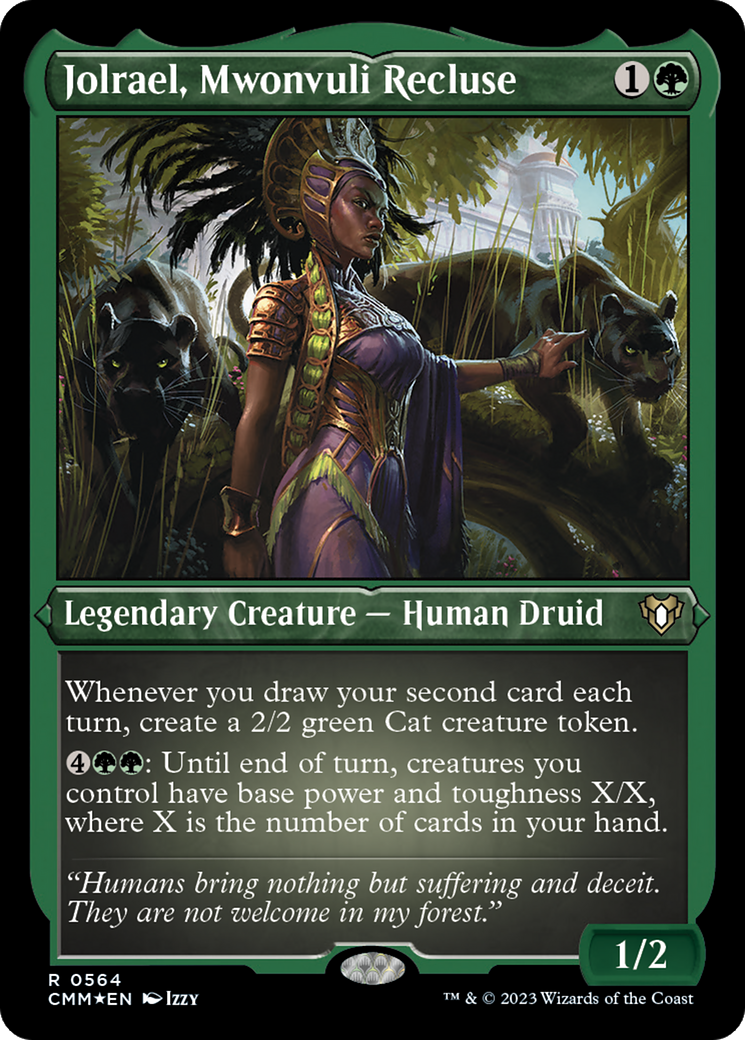 Jolrael, Mwonvuli Recluse (564) [Commander Masters] etched - Deck Out Gaming