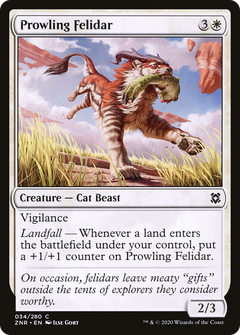 Prowling Felidar (34) [Zendikar Rising] foil - Deck Out Gaming
