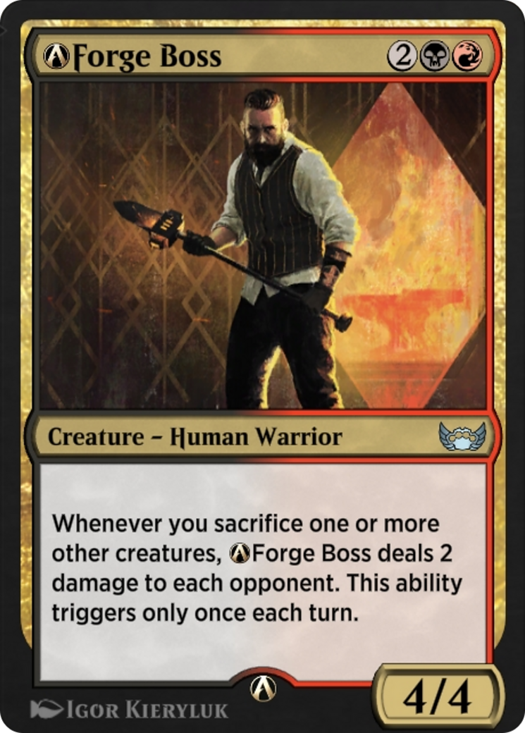 A-Forge Boss (A-189) [Streets of New Capenna] - Deck Out Gaming