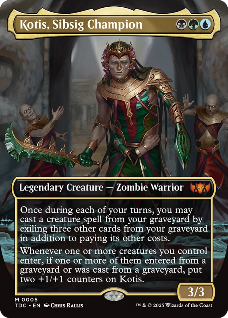 Kotis, Sibsig Champion (Borderless) (5) [Commander: Tarkir: Dragonstorm] - Deck Out Gaming