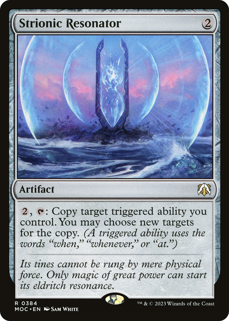 Strionic Resonator (384) [March of the Machine Commander] - Deck Out Gaming