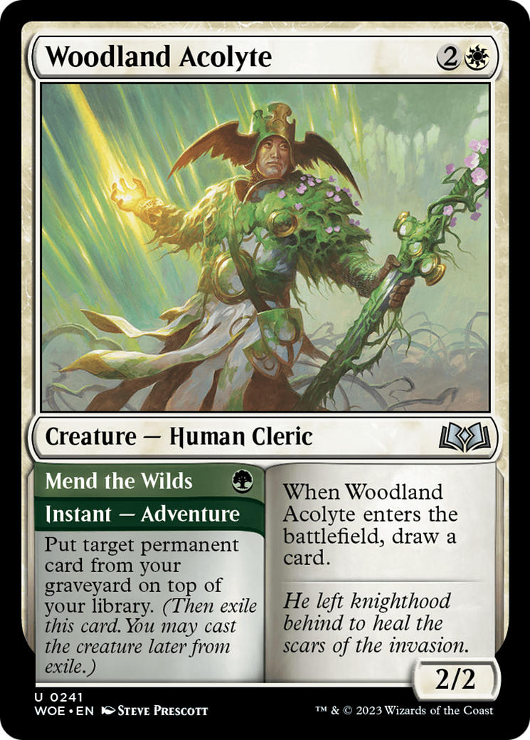 Woodland Acolyte (241) [Wilds of Eldraine] - Deck Out Gaming