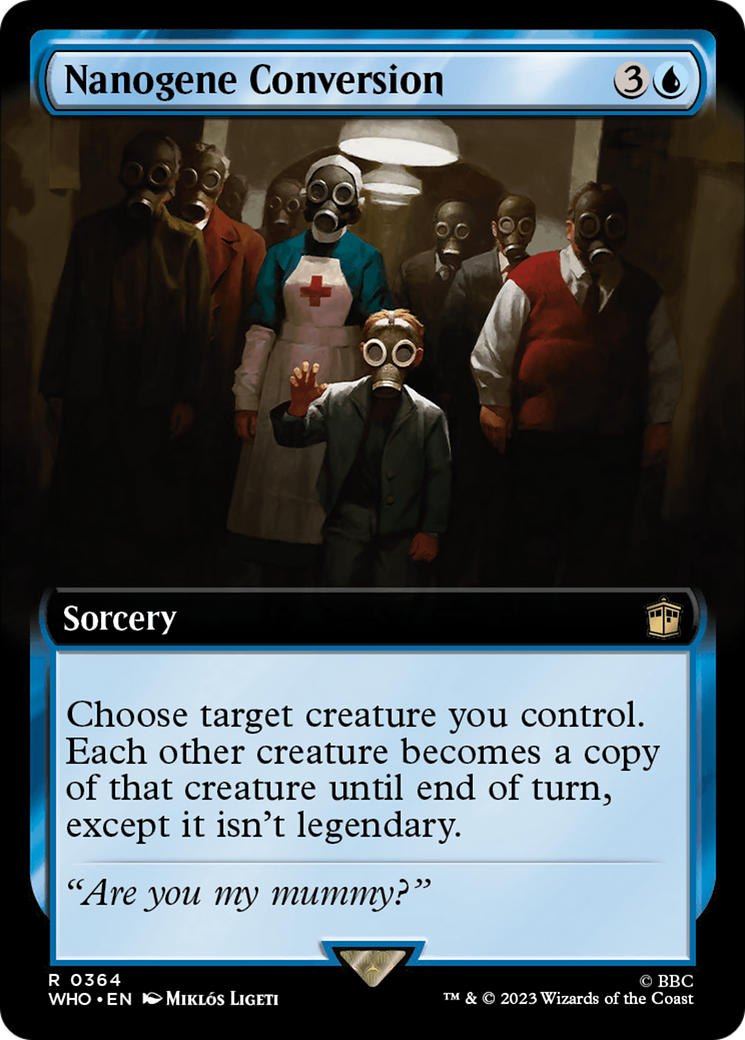 Nanogene Conversion (Extended Art) (364) [Doctor Who] foil - Deck Out Gaming