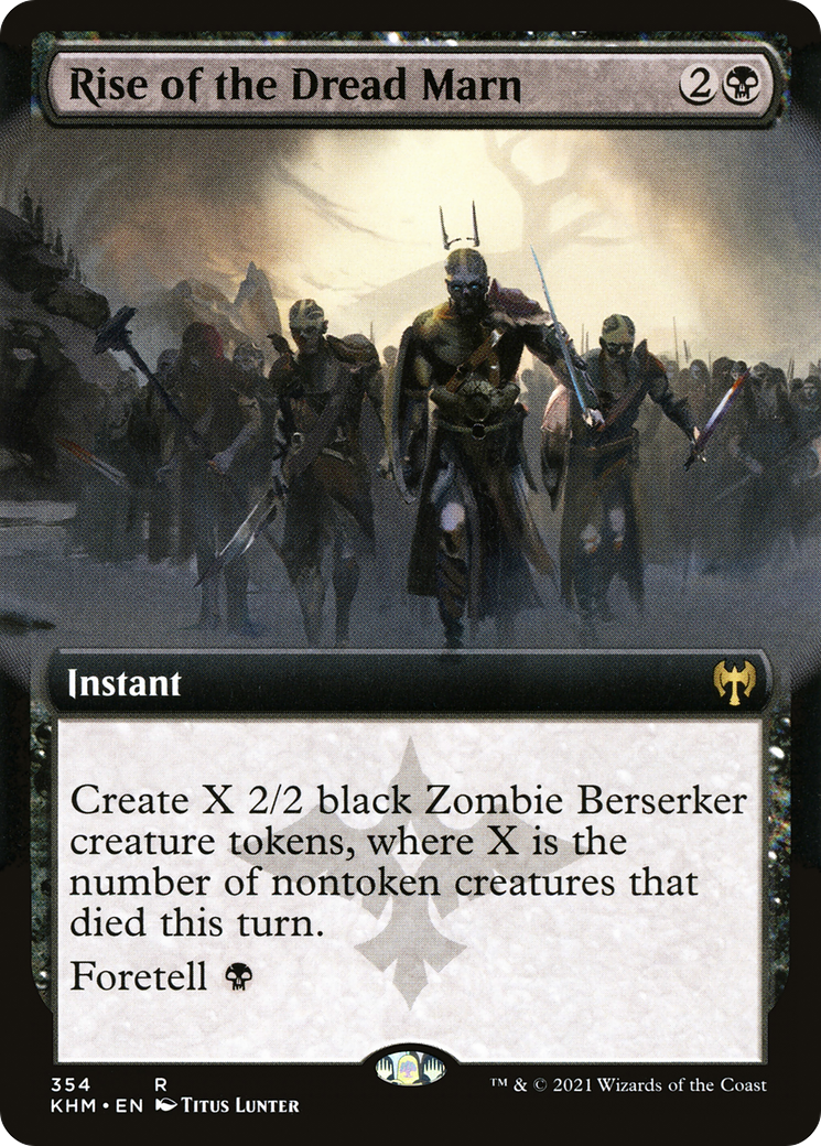 Rise of the Dread Marn (Extended Art) (354) [Kaldheim] foil - Deck Out Gaming